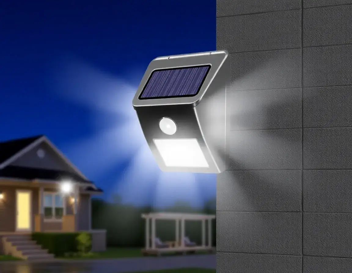 3 in 1 solar lights with motion sensor and adjustable brightness