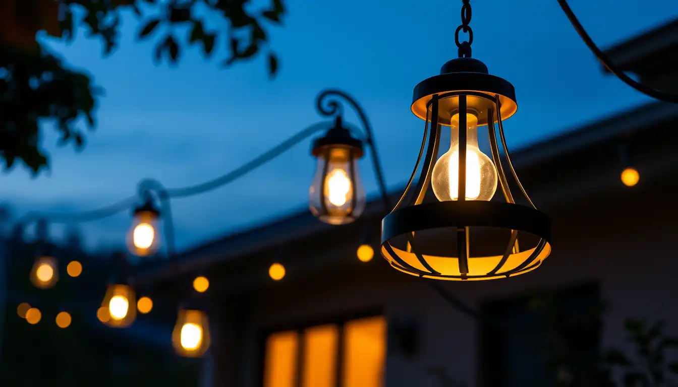 Best Solar hanging lights outdoor