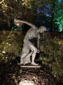 Real Garden Case Study: Lighting Up a Statue Display