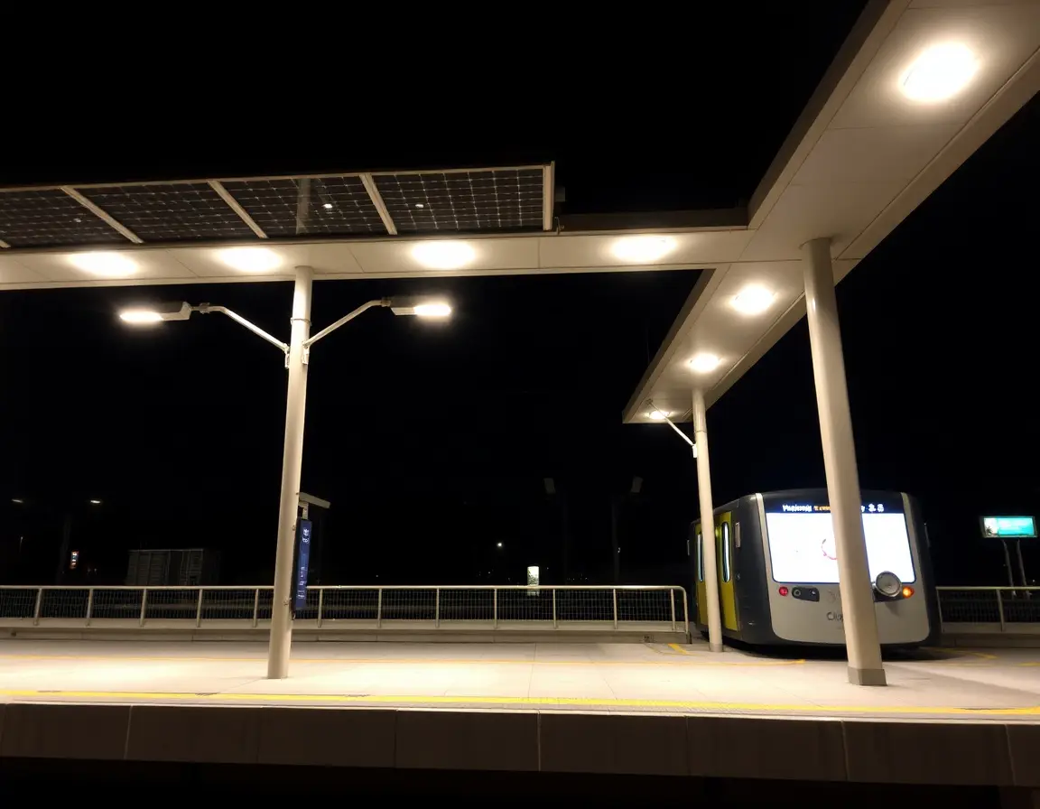 Solar Powered Metro Station Lighting Systems