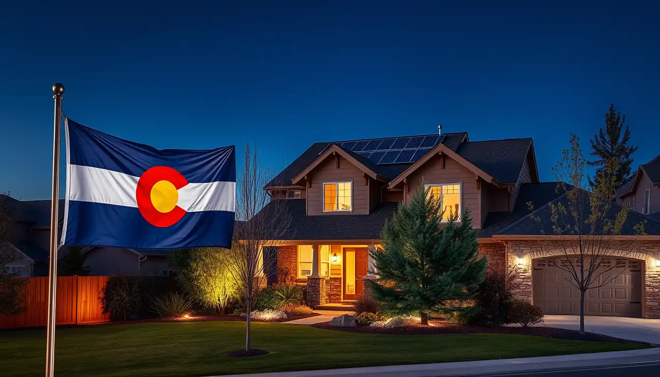 Solar lights in Colorado, aligned with 2026 Colorado homeowner searches