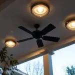 Solar porch ceiling lights outdoor