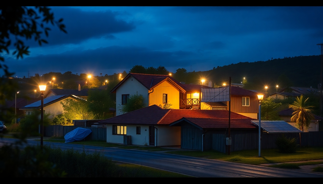 Township solar lighting