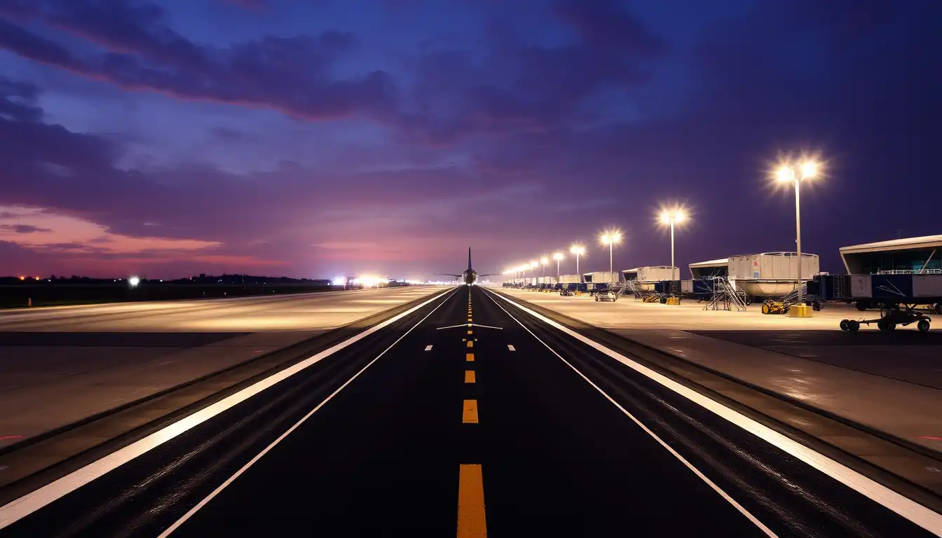 AIRPORT RUNWAY SOLAR LIGHTS