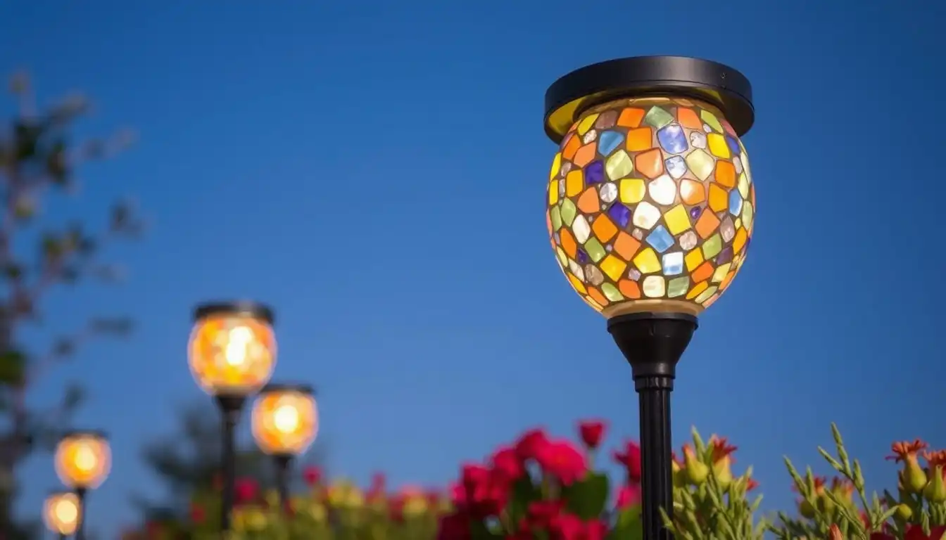 Mosaic Solar Lights