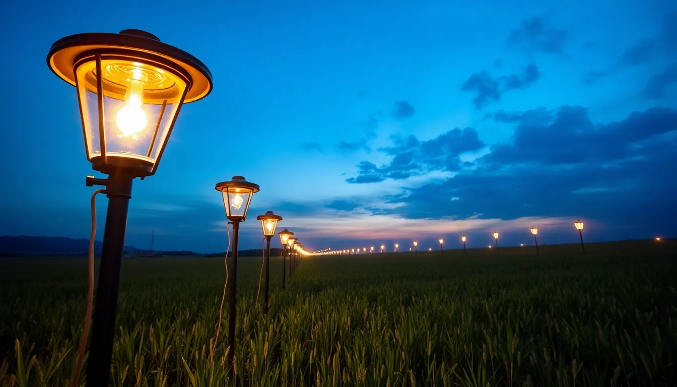 SOLAR LIGHTS FOR FIELD