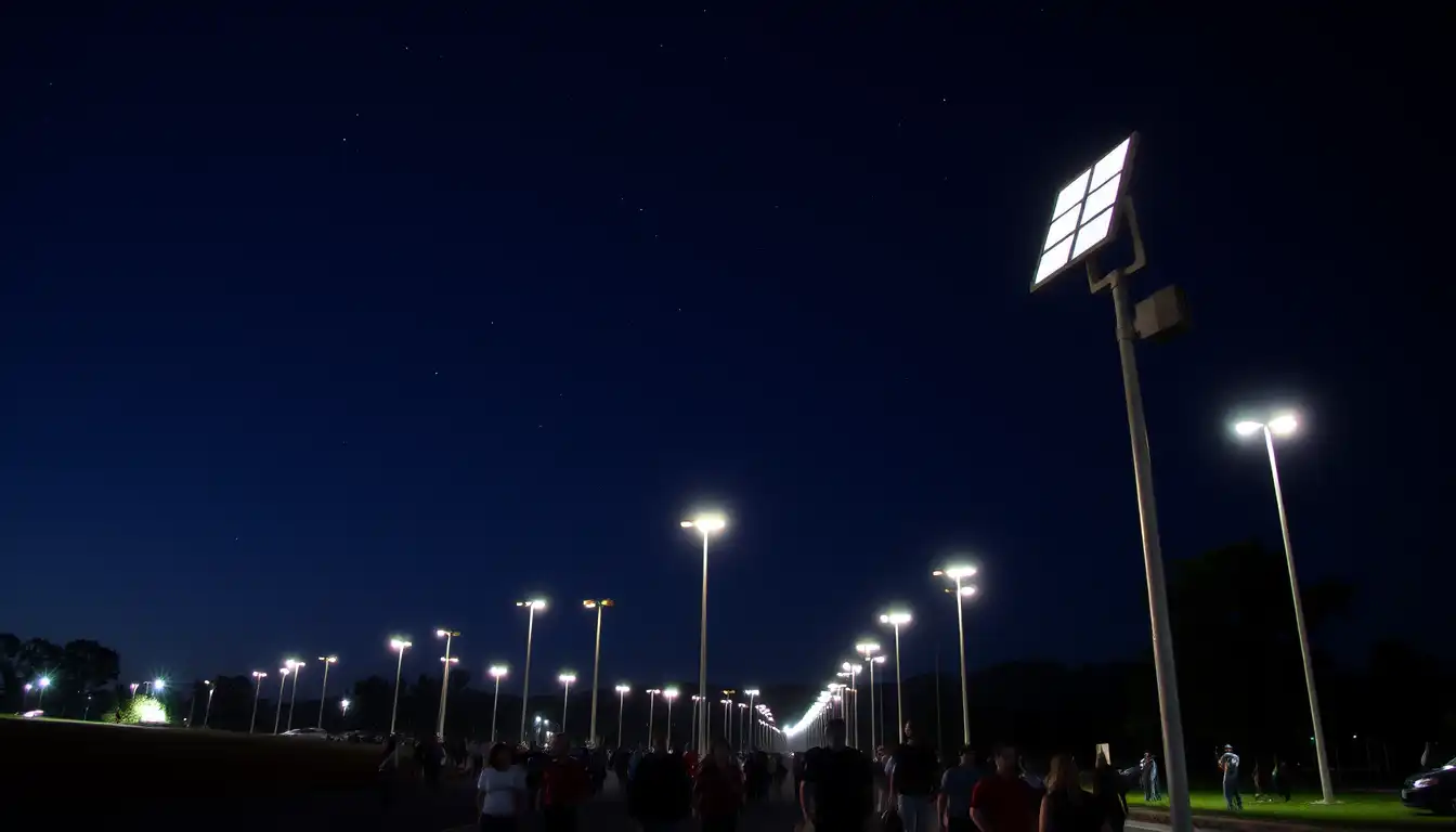 SOLAR PERIMETER LIGHTS