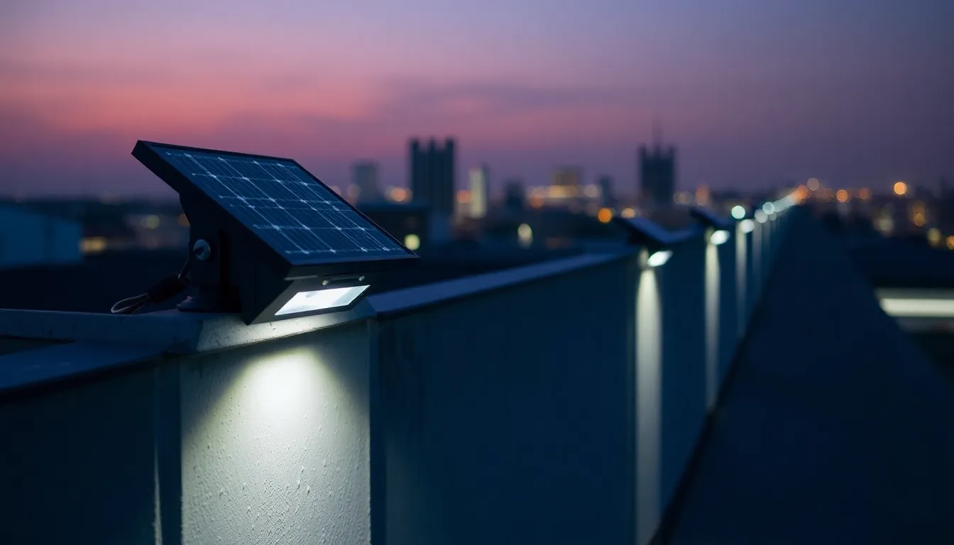 Solar Lights For Rooftop Safety