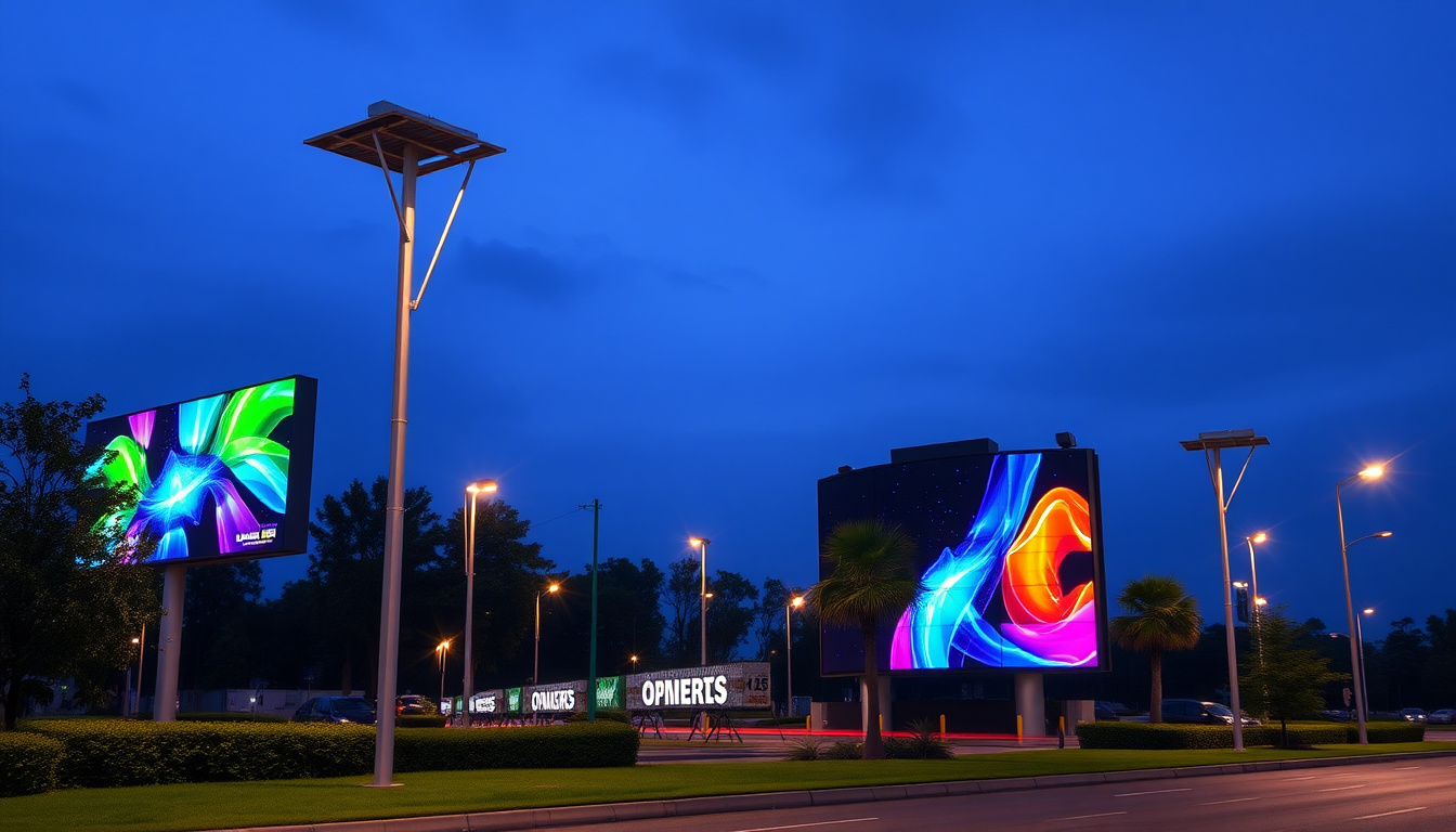 Solar Lights for Advertisement Boards