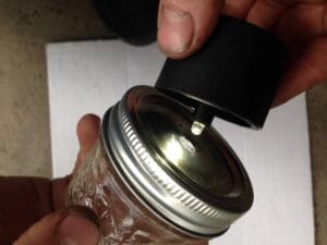 Fit the Light Into the Lid