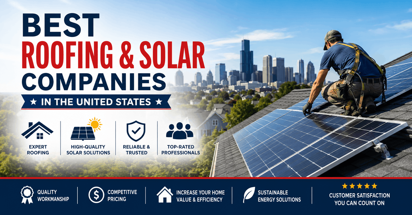 Best Roofing and Solar Companies in the US (2026)