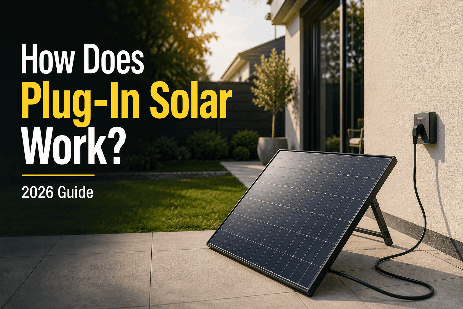 How Does Plug-In Solar Work? 2026 Guide