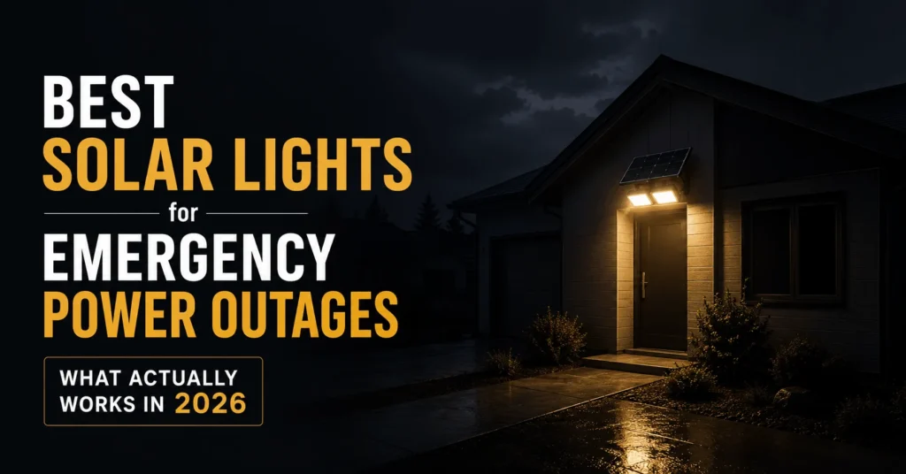 Best Solar Lights for Power Outages