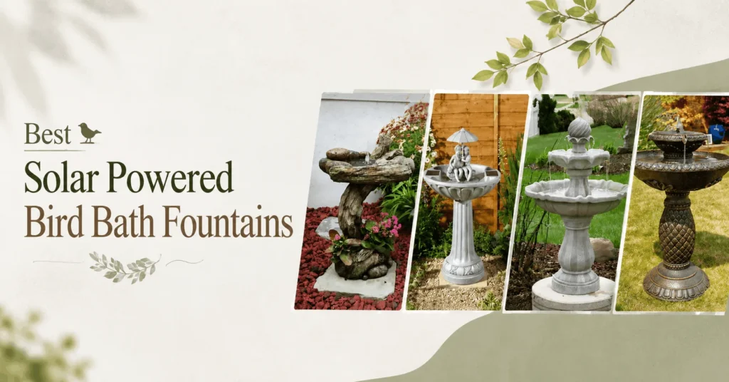 Best Solar-Powered Bird Bath Fountains