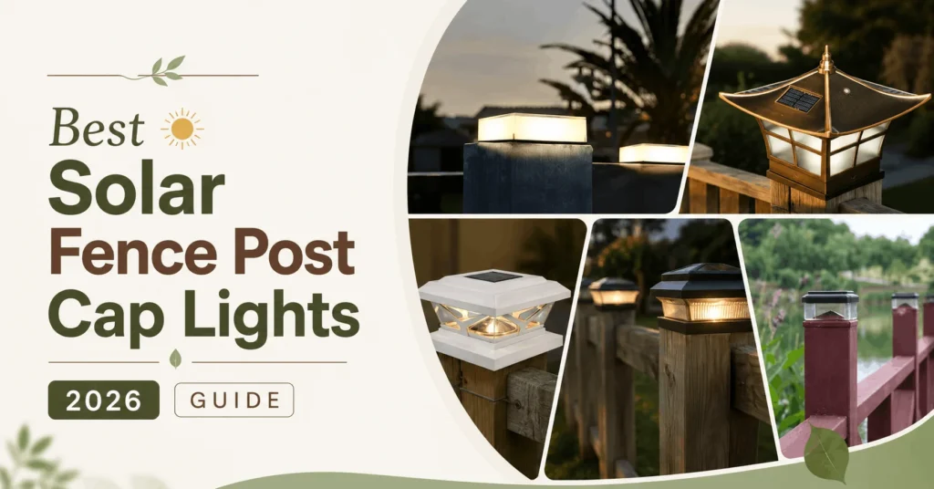 Post, Fence & Pillar-Mounted Solar Lights