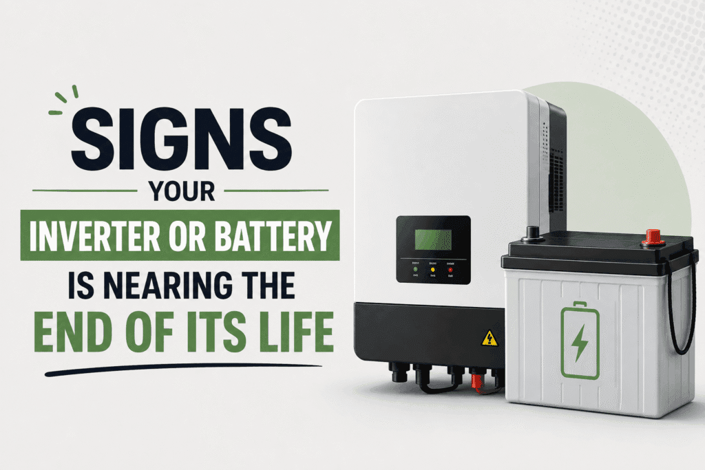 Signs Your Inverter or Battery Is Nearing the End of Its Life