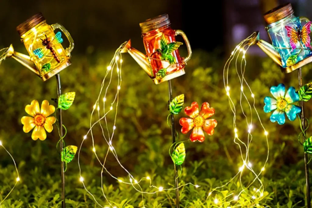 Solar Watering Can Light
