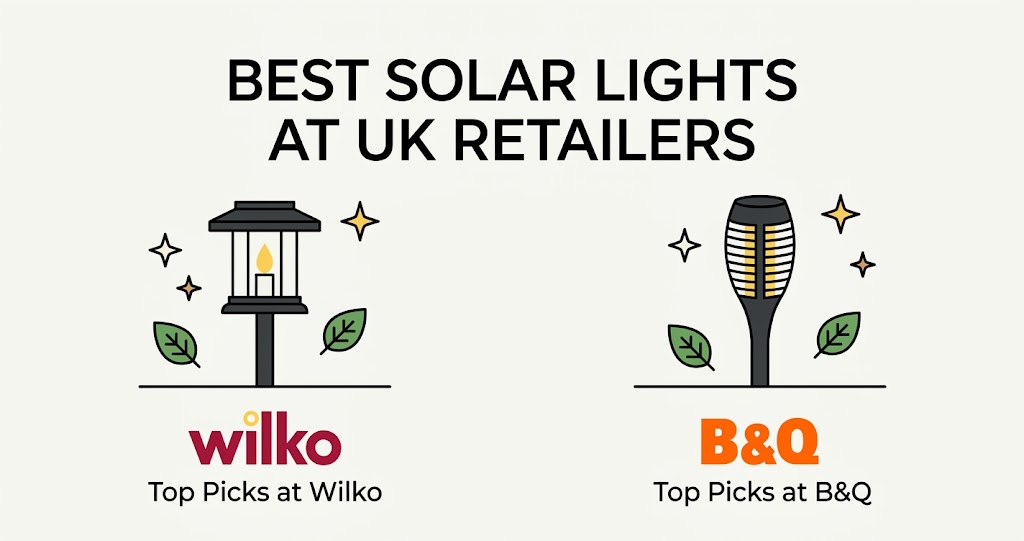 Best Solar Lights at UK Retailers (Wilko, B&Q)