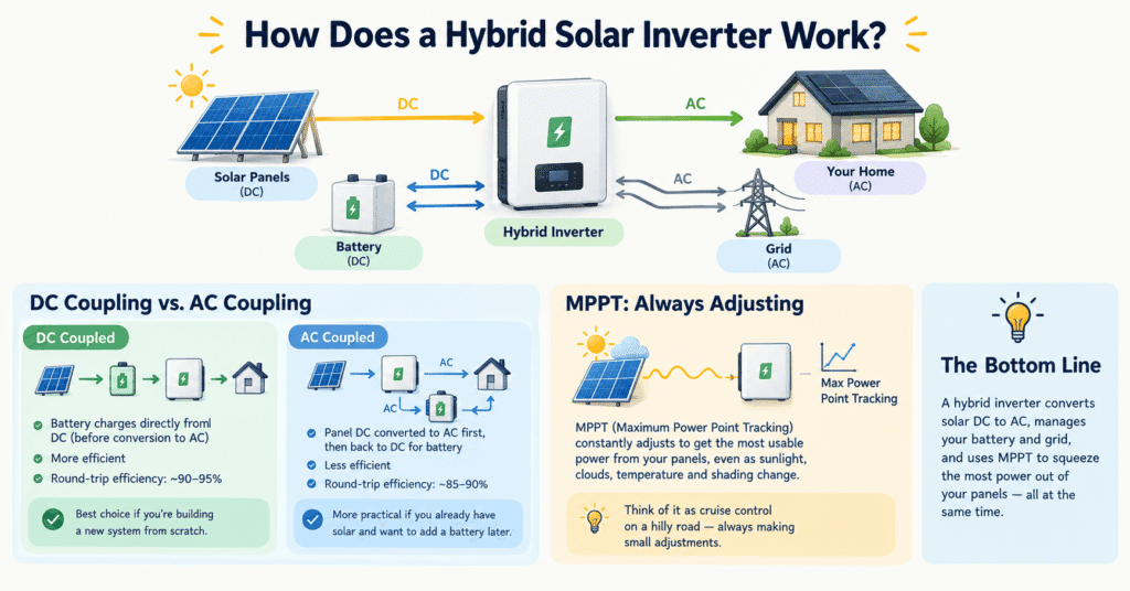 How Does a Hybrid Solar Inverter Work
