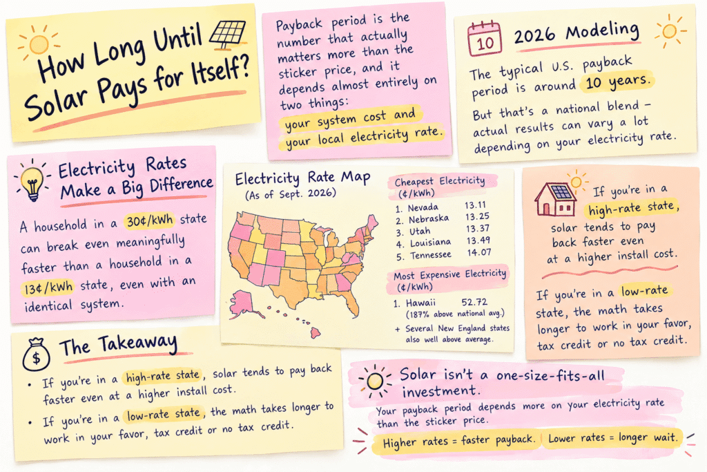 How long until solar pays for itself