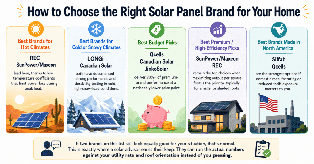 How to Choose the Right Solar Panel Brand for Your Home