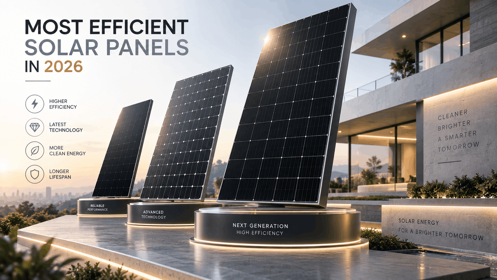 Most Efficient Solar Panels in 2026