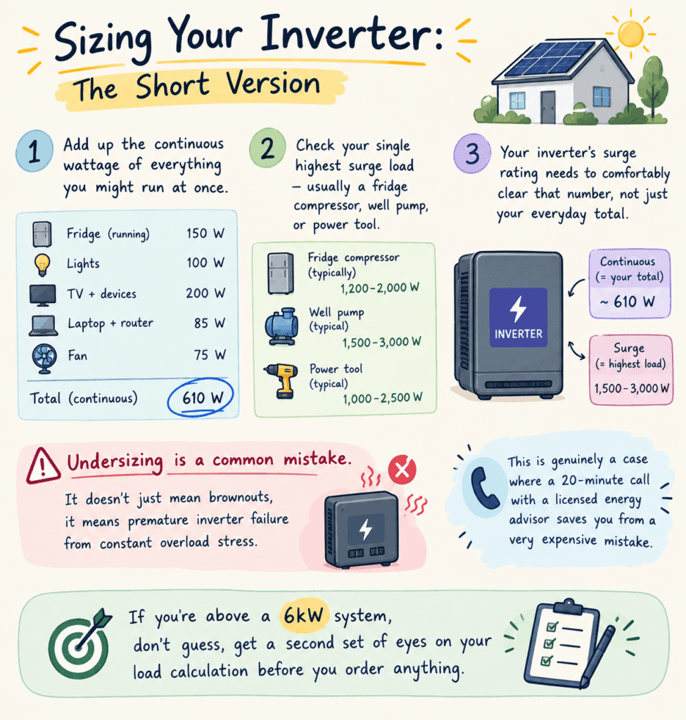 Sizing Your Inverter