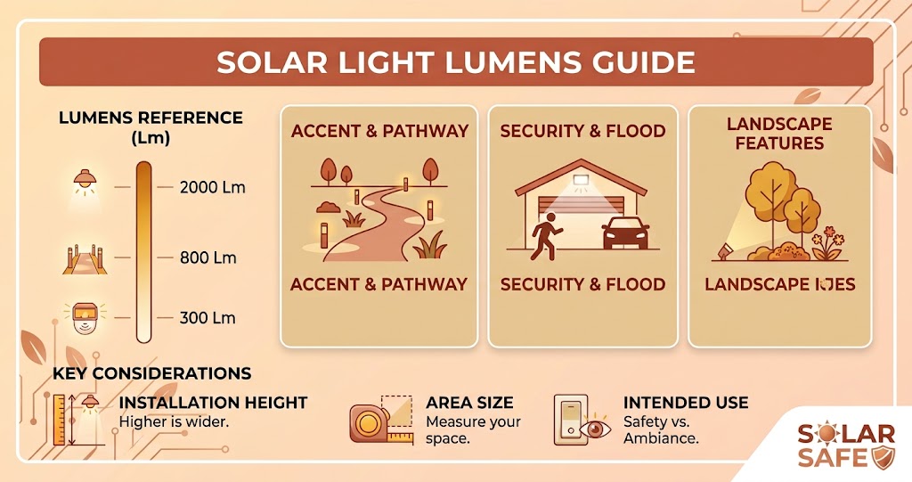 Solar Light Lumens Guide How Many Lumens You Need