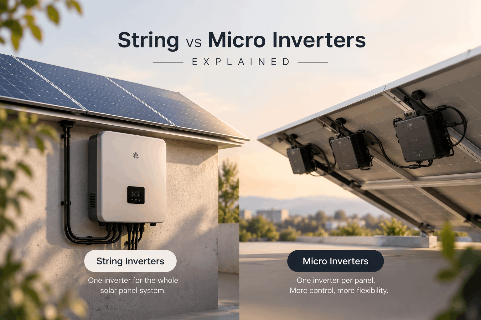 String vs Micro Inverters Explained