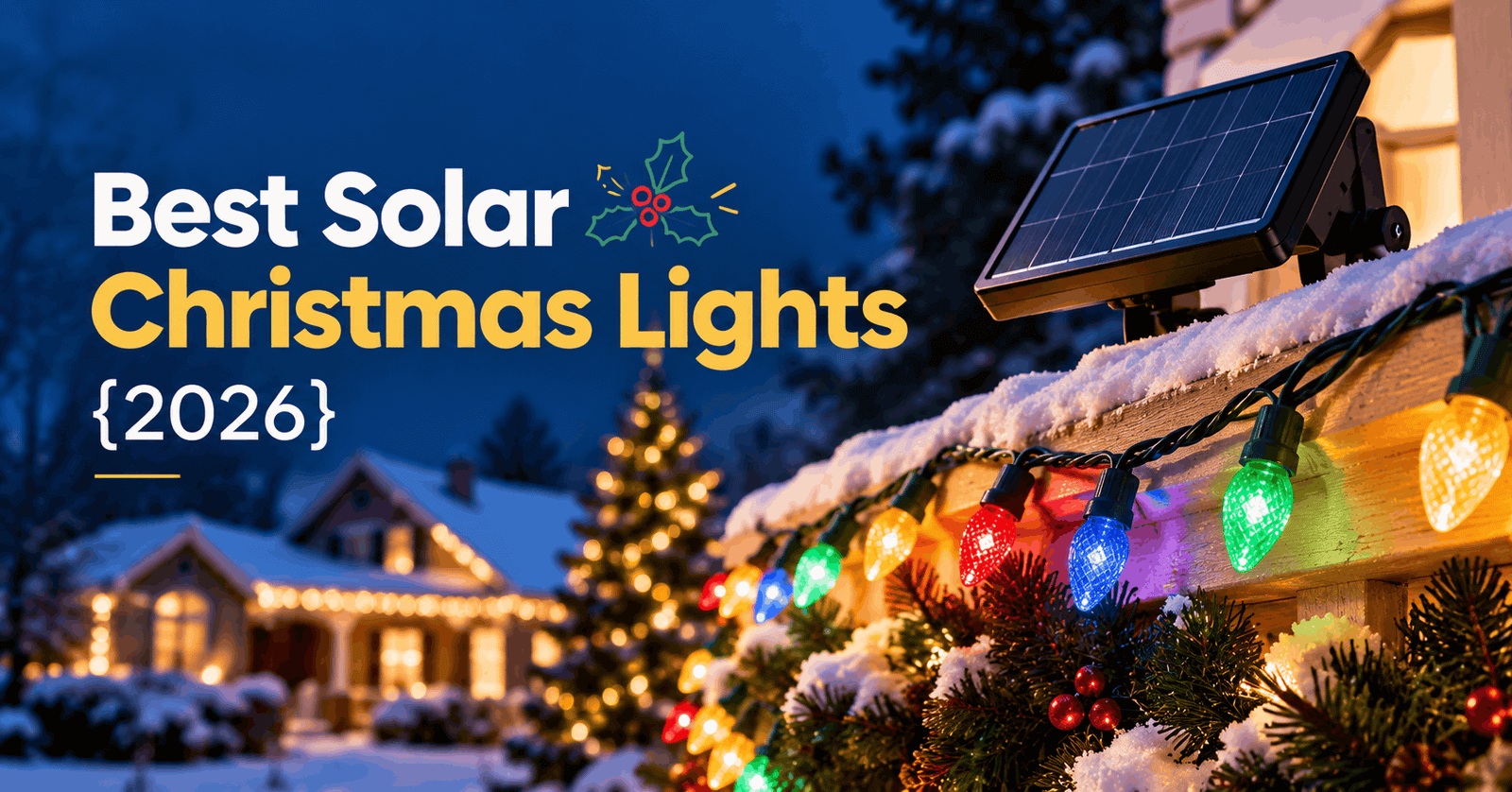 Best Solar Christmas Lights {2026}
