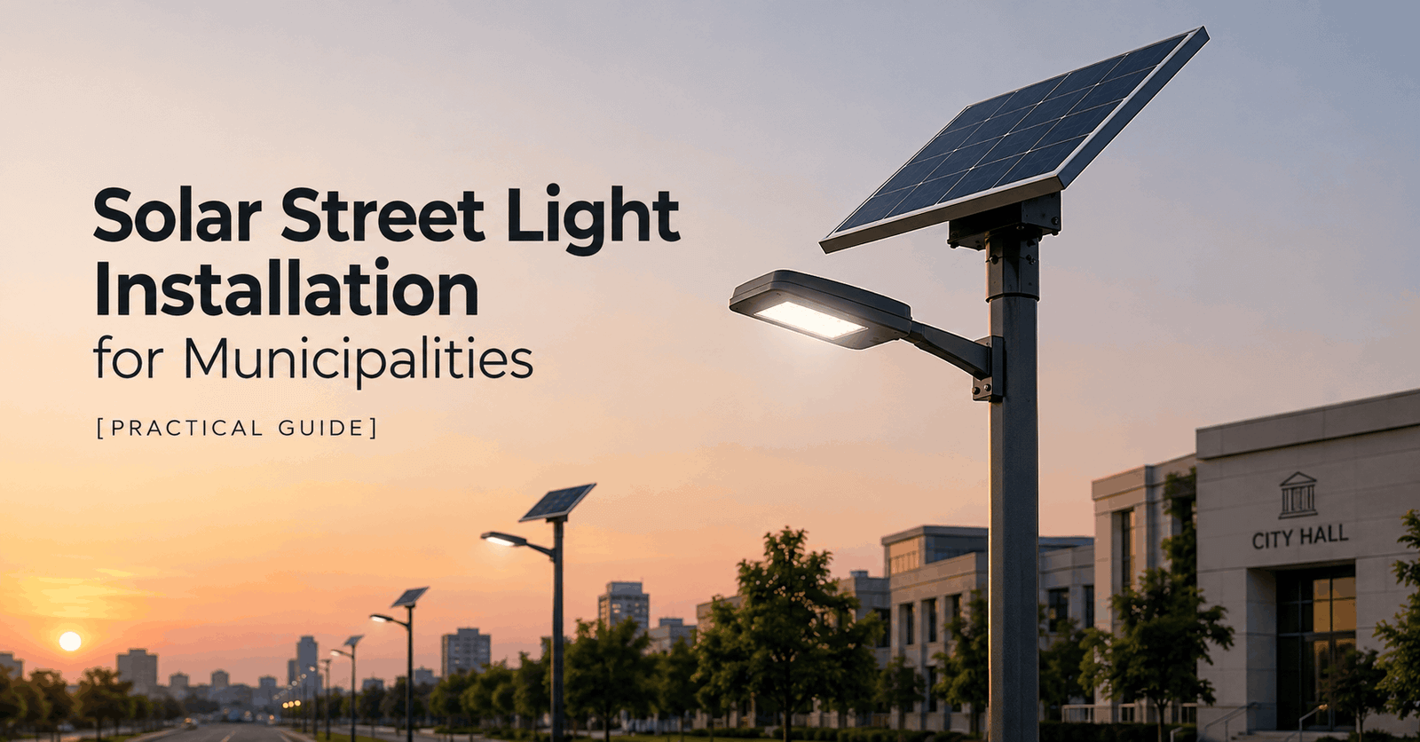 Solar Street Light Installation for Municipalities [Practical Guide]